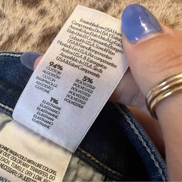 MOTHER The Insider Crop Step Fray In Teaming Up Jeans Size 26 Boot Cut - Picture 9 of 14